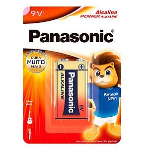 BATERIA ALCALINA 9 VOLTS PANASONIC 6LF22XAB