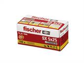 BUCHA NYLON SX05 CAIXA COM 100 UNIDADES FISCHER 70005