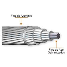 CABO ALUMINIO NU CAA 4 AWG C/ALMA DE AÇO 21M REDE CEMIG