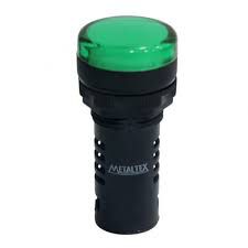 SINALEIRO 22MM VERDE 220V L20-R2-GP METALTEX
