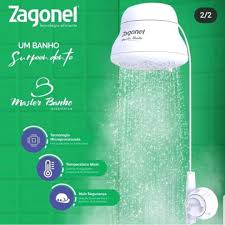 DUCHA ELETRONICA ZAGONEL MASTER BANHO 127V 5500W