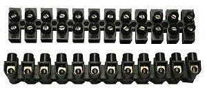 CONECTOR BORNE PRETO C/12 UN 16MM 60A DIVERSOS