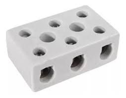 CONECTOR TRIPOLAR PORCELANA CB10MM 50A 7665 GEMER