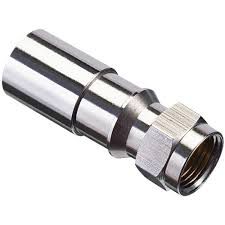 CONECTOR COMPRESSAO CABO COAXIAL RG06 IDEAL