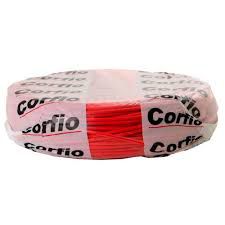 ROLO CABO FLEXÍVEL 750V 6MM VERMELHO CORFIO