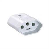 PLUGUE FEMEA 2P+T 10A 250V BR TRAMONTINA 57402/053