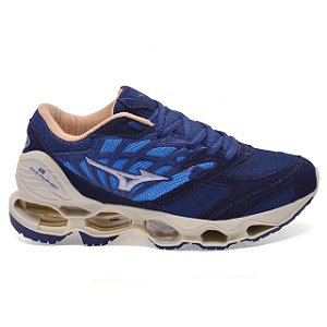 Tênis Mizuno Prophecy LS Marinho Creme