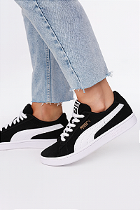 Tênis Puma Sued Preto / Branco