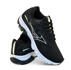 Tênis Mizuno Rider Preto / Branco