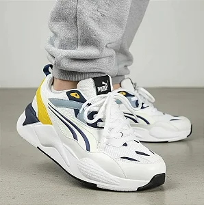 Tênis Puma Rsx Branco/Amarelo