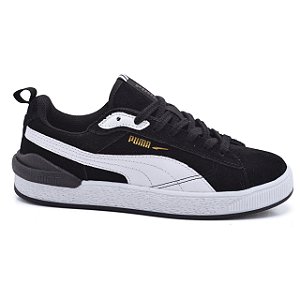 Tênis Puma Suede Block Preto/Branco