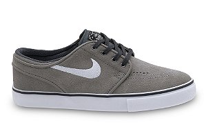 Tênis Nike Sb Stefan Janoski Zoom OG Cinza / Branco