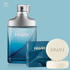 Kit Kaiak Masculino Composto de 1 Colônia 100ml 2 Sabonetes de 90g cada -  COSMÉTICO