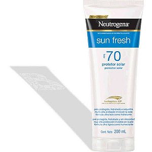 Protetor Solar Fator 70 Neutrogena 200ml