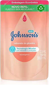 Refil Sabonete Líquido Johnson’s Baby Glicerinado 380ml