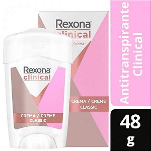 Desodorante Rexona Clinical Antitraspirante em Creme C/48g em