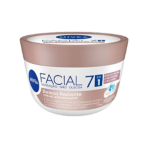 Creme Facial Uniformizador Nivea Beleza Radiante 100g