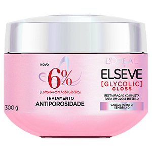 Máscara Elseve Lóreal Paris Glycolic Gloss 300g