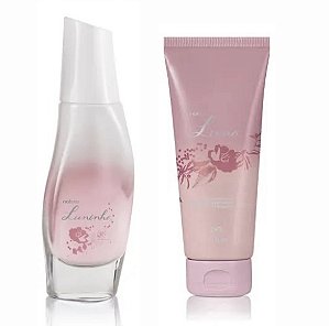 Kit Luna Natura composto de Perfume Miniatura 25ml + Loção Hidratante Iluminadora 100ml