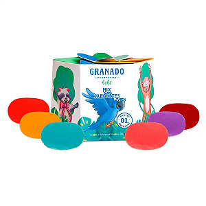 Kit Granado Bebê Mix Sabonetes Glicerina 6 Unidades De 90g