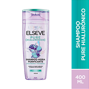 Shampoo Elseve Lóreal Paris Pure Hialurônico - 400ml