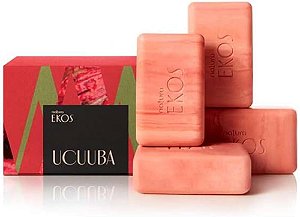 Caixa de sabonetes Natura Ekos Puro Ucuuba 4x 100g cada