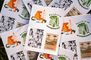 Cartela de Adesivos - 50 anos