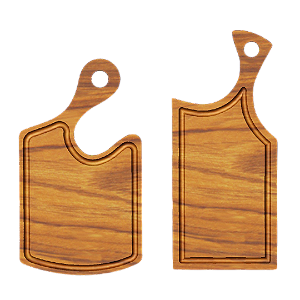 Kit de Gabaritos Guia Para Tupia Tabuas E Petisqueiras 13 Peças