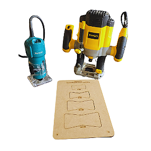 Gabarito De Gravatinha Para Madeira Wood-mi Marcenaria