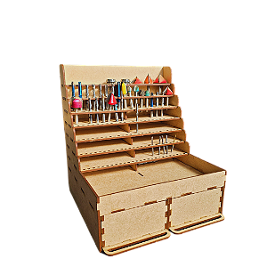 Organizador De Fresas Para Tupia E Router Cnc