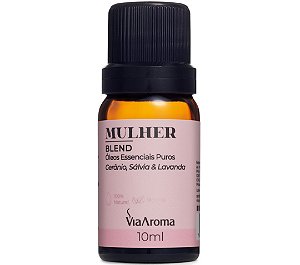 Via Aroma - Blend de Óleos Essenciais  Mulher - 10ml