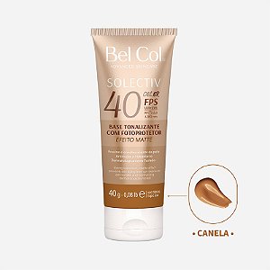 Bel Col - Solectiv Color Tonalizante facial multifuncional com FPS 40 - CANELA