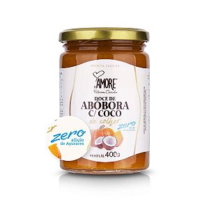 Doce de Abobóra c/ Coco de Colher Zero Açúcar - Amore (Zabelê Naturais)