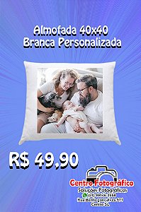 almofada 40x40 personalizada