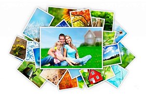 Revelação de 6 fotos 10x15 papel profissional