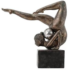 Escultura Ginasta Bronze
