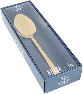 Colher Aço Inox para Servir Berna Dourado
