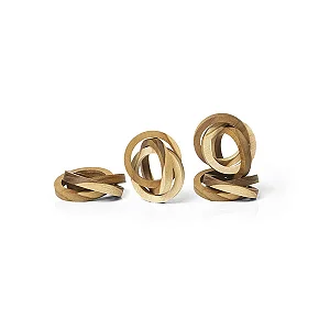 Anel de Guardanapo 4 Peças Brazil Wood Ello