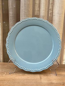 Prato Raso Azul Páscoa 27cm