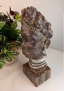 BUSTO DECORATIVO DE RESINA