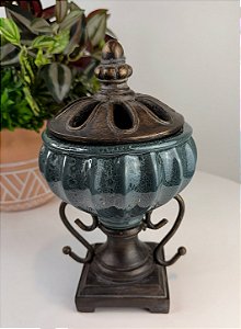 POTE DECORATIVO DE CERAMICA 24x12x12