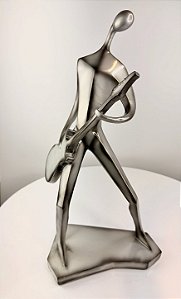 Estatueta guitarrista resina