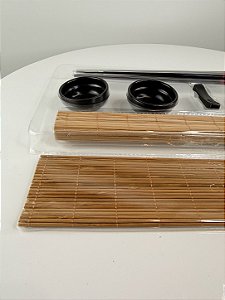 Conjunto 8 Peças para Sushi de Bambu Yokohama