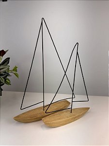 Escultura Barco em Poliresina