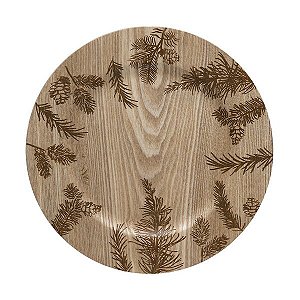 Sousplat Galles Rustic Pinheiro