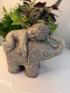 Elefante com Buda Bebê
