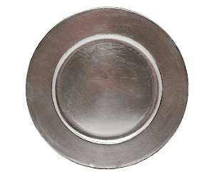 Sousplat Redondo Basic Silver