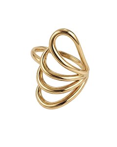 Anel Ouro Entrelaçado