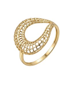 Anel Ouro Bold Aramado