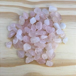 100 gramas de Quartzo Rosa polido